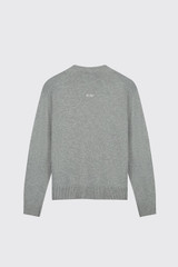 Olaf Hussein Essential Knitted Crewneck M220701 Heather Grey