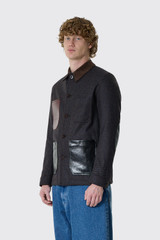 Junya Watanabe MAN Jackets S WP-J034-051 brn/nvy x black