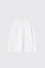 Carhartt WIP American Script T-Shirt L/S 02.XX White