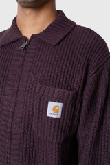Carhartt WIP Chore Knit Jacket 33H.XX Palisander