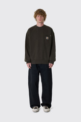 Carhartt WIP Detroit Sweat I035547 49.06 Olive Stone Washed