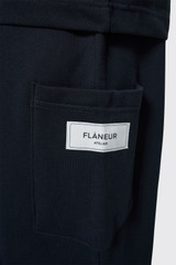 Flaneur Atelier Tailored Casual Trousers FTRO056 Black