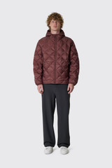 Hiking Patrol Base LT Down Hooded Jacket Maroon