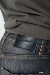 Acne Studios Loose fit jeans 2023 Black Trafalgar C00089 Black