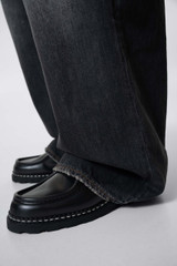 Acne Studios Loose fit jeans 2023 Black Trafalgar C00089 Black