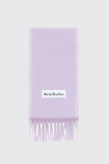 Acne Studios Wool Mohair Scarf CA0290 Lilac/White