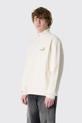 Carhartt WIP Half Zip American Script Sweat I027014 05.XX Natural