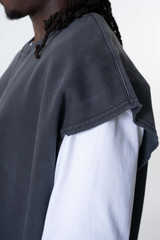 Tenue. Blake Sleeveless Sweat Blake Sweat SLVS Trashed Black
