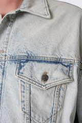 Applied Art Forms Oversized Denim Jacket Sun Faded AAF