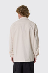 Applied Art Forms Oversized Work Shirt Moonbeam