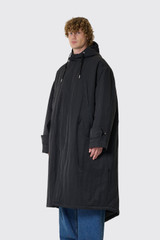 AMI Paris Padded Parka Jacket Anthra