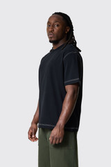 Olaf Hussein Contrast Signature Tee M230106 Black