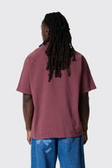 OLAF Washed Signature SS Tee Rum Raisin