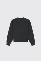 OLAF Washed Signature Boxy Crewneck Charcoal