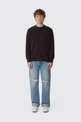 NN.07 Danny Blend Crewneck 6429  Dusky Port