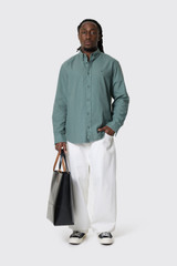 Carhartt WIP Bolton Shirt LS 3GD.GD Velvet Green