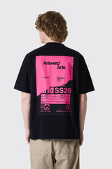 Arte Antwerp Back Poster T-Shirt SS26-099T Black