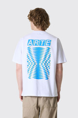 Arte Antwerp Abstract Back Print T-Shirt SS26-139T White