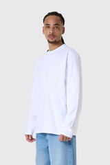 Arte Antwerp Back Circle Logo Longsleeve White