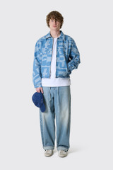 Arte Antwerp Denim Allover Jacket SS26-228J Raw Denim