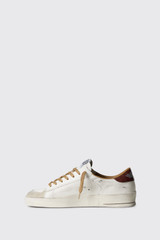 Golden Goose Stardan Leather White/Dark Green