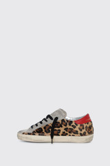 Golden Goose Super-Star Leopard Horsy GWF00101F008103 Leopard/White/Red