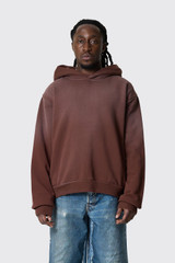 Acne Studios Logo Hooded Sweater Chocolate Brown