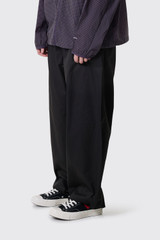 Applied Art Forms Wide Leg Chino D28343-E423 Black