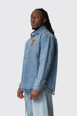 AMI Paris Overshirt AMI de Coeur Bleu Used 