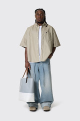 AMI Paris Quota - Boxy Short SS Shirt Beige Taupe