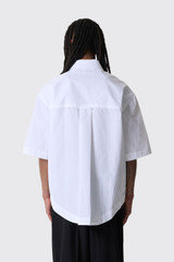 AMI Paris Paris SS Wide Shirt  USH809.CO0063 Blanc