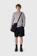 AMI Paris Paris Elasticated Waist Shorts  HSO835.VI0052 Noir