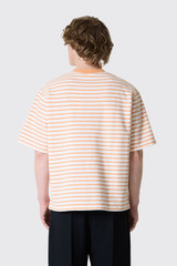 Bram's Fruit Varsity Striped T-Shirt 1145 Orange