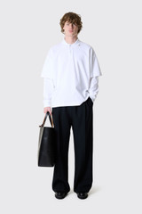 DARKPARK Zack Double Sleeve Polo MJE13 JER01 White