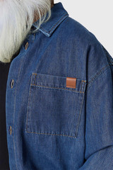 DARKPARK Keanu Tencel Patch Pocket Shirt Medium Full 