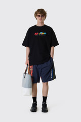 Martine Rose Collage Swim Shorts 189WSP05208 Orange Camo Navy 