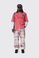 Martine Rose 5 Pocket Relaxed Fit Jean 229WD11809 Multicolor Fruits 