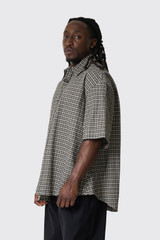 Martine Rose S/S Boxy Wrap Shirt 440WS41064 Black Green