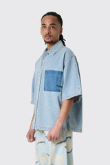 NASA Lyocell Short Sleeves Light Blue