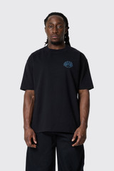 New Amsterdam Surf Association Logo Tee 2601063002  Black/Acid Blue