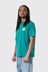 New Amsterdam Surf Association Logo Tee S/S 2601064002  Sea Green/Butter Yellow