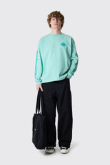 New Amsterdam Surf Association Logo Longsleeve 2601106002  Ocean Wave/Sea Green