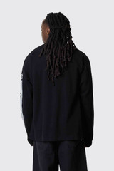 REPRESENT Mesh Pegasus Longsleeve T-Shirt MLM100781 1 Jet Black