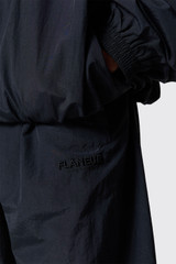 Flaneur Sound & Design Oversized Track Pants Black