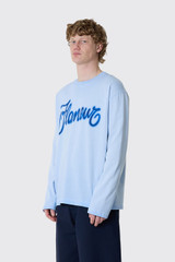 Flaneur Airbrush Summer Long Sleeve Washed Blue 