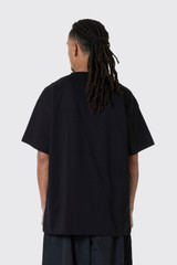 Flaneur Organic Flower T-Shirt Black/Blue