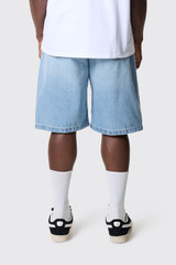 Carhartt WIP Landon Short I030469 01.WU Blue Heavy Worn Blea