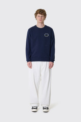Filling Pieces Sweatshirt Gowtu 422530500167 150 Navy
