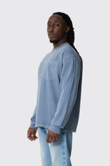 Carhartt WIP L/S Torion Pocket T-Shirt 3GBB7 Office Blue