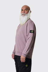 Stone Island S0051 Sweatshirt  V008F Purple Gray